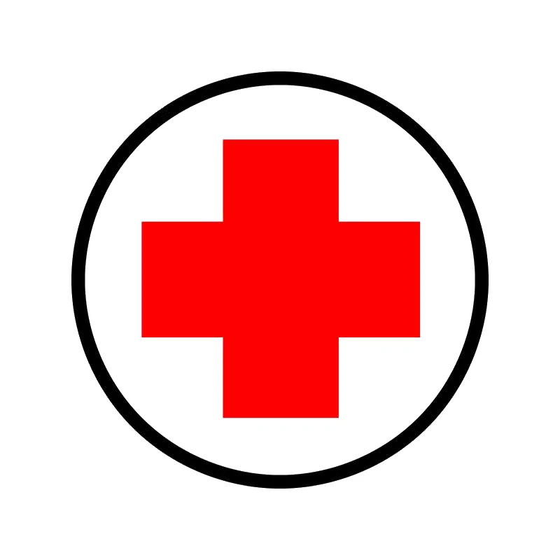 

For Red Cross Vinyl Material Car Stickers Trunk Decal Car Styling Personality Refrigerator Decoration