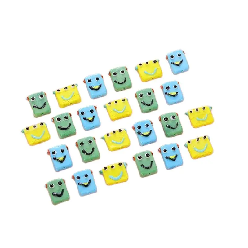 

Cute Cartoon Robot Ceramic Bead Loose Bead Beading Diy Handmade Necklace Bracelet Earrings Jewelry Accessories
