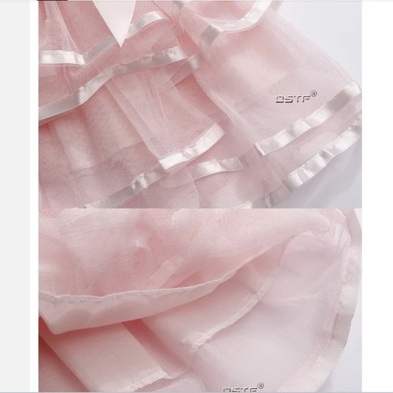 Акция детская юбка для девочек короткая кружевная маленьких летние юбки с бантом