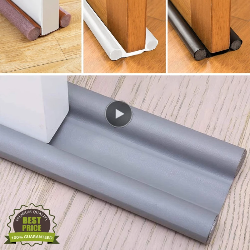 

Door Draft Stopper Weather Stripping Sweep Adjustable Sealing Strips Under Door Draft Blocker Insulator Waterproof Soundproof