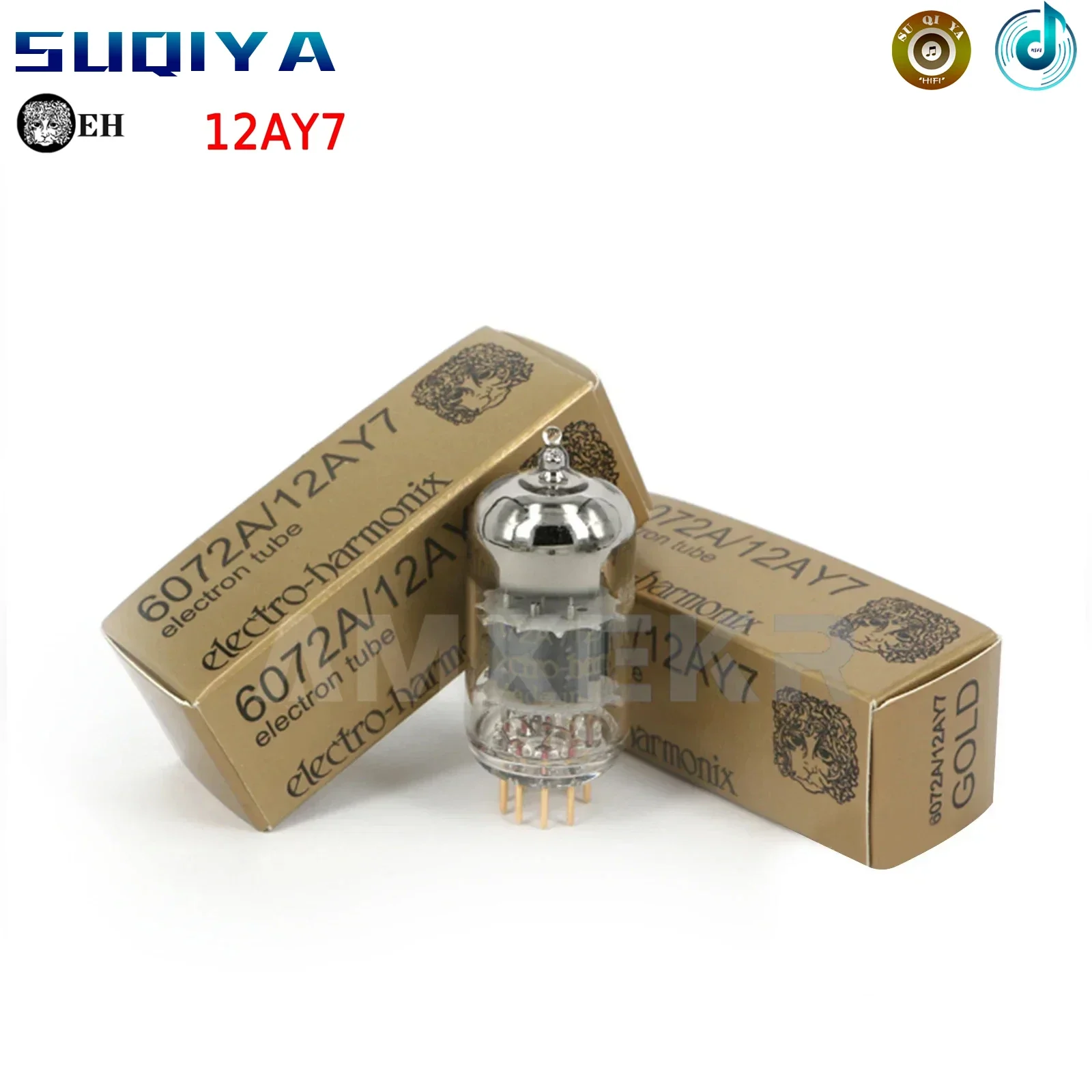 Электронная трубка SUQIYA-EH 12AY7 6072A точная совместимая вакуумная для усилителя