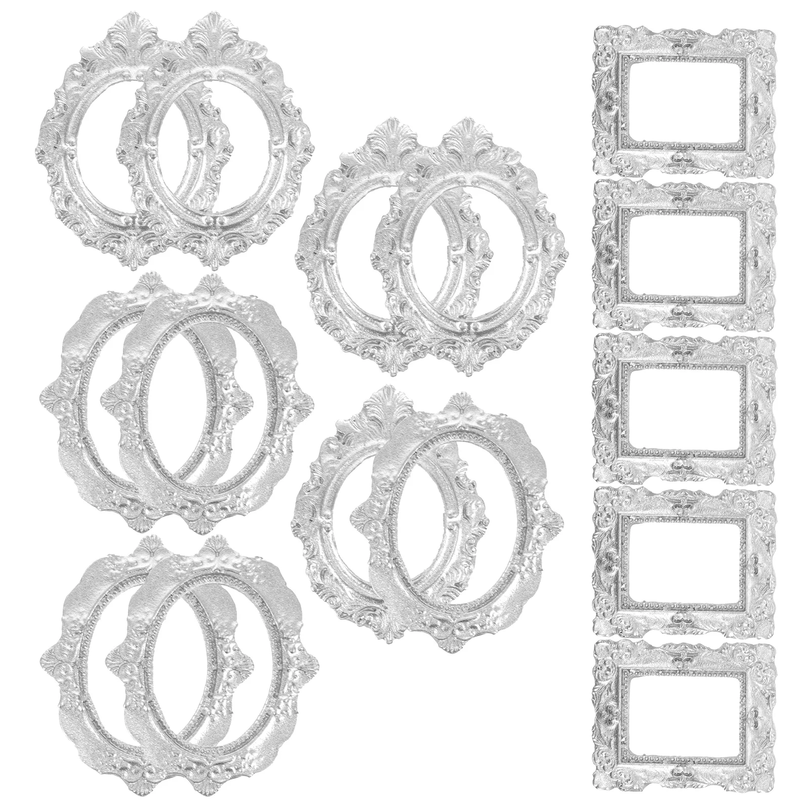 15 шт. аксессуары для масляной рамки мини-винтажные фоторамки из смолы ретро-декор