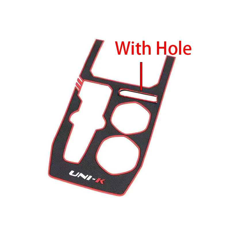 

Автомобильная коробка для хранения в виде чашки для воды, силиконовая защитная противоскользящая деталь для Changan Uni-K Unik 2022 2021, автомобильные аксессуары