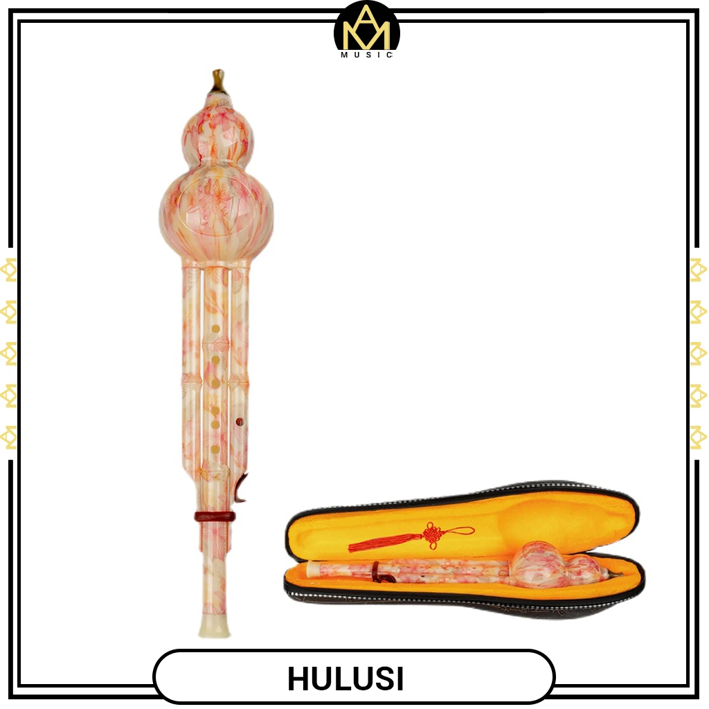 

Bakelite Hulusi Yunnan Flute Gourd Halisi Cucurbit Flute Octaves Hulusi Flute Woodwind Instrument With Case Best For Beginner