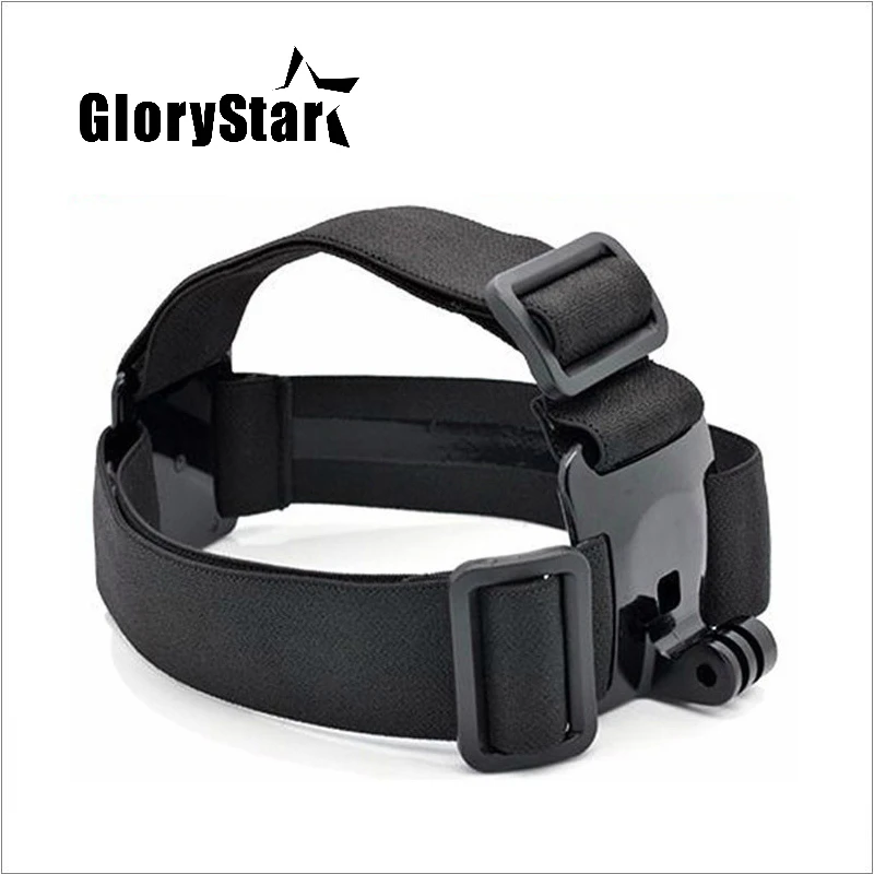 

Эластичный регулируемый головной ремень GloryStar для Go Pro Hero 876543 XIAOMI YI SJ OSMO Аксессуары для камер с противоскользящим клеем