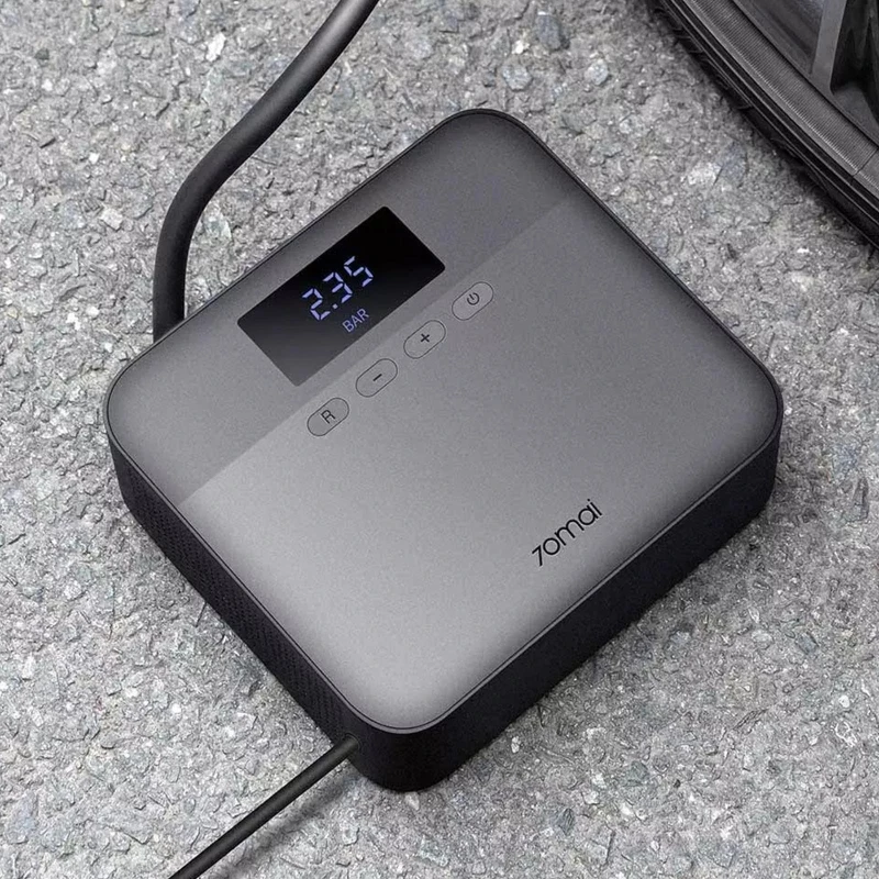 

Портативный воздушный компрессор, Электрический автомобильный насос, автоматический насос для шин мотоцикла, цифровой манометр, со светодиодный лампой R2LC