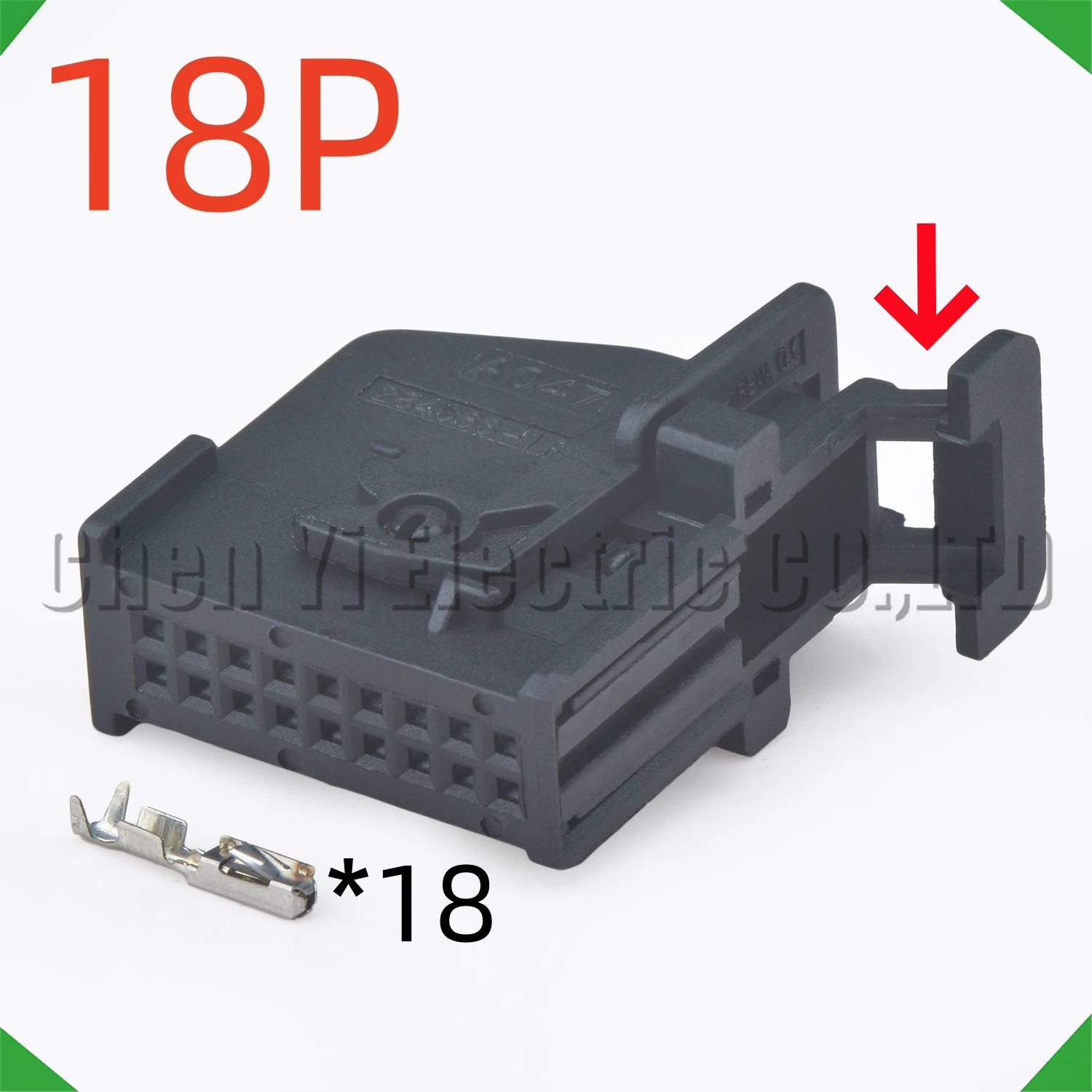 

18-контактные автоматические разъемы, вилка контроллера навигации, инструмент, MID, коробка спидометра, жгут проводов, вилка 1379100-1 для Peugeot Citroen