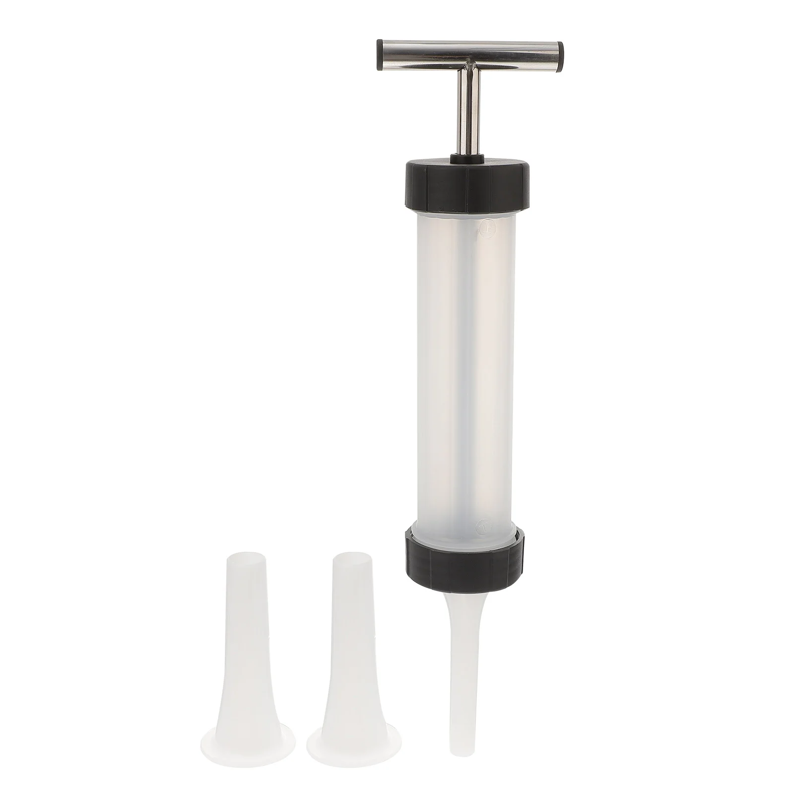 

Sausage Filler Stuffer Manual Maker Press Tool Nozzles Meat Tube Funnel Machine Horizontal Stuffing Grinder Equipment Filling