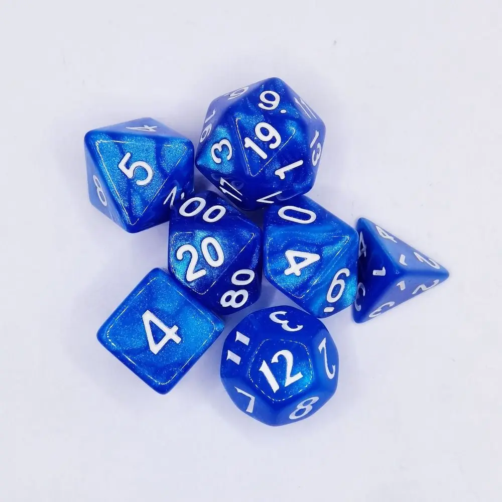 Настольная игра Перламутровые блестящие игральные кости для обучения