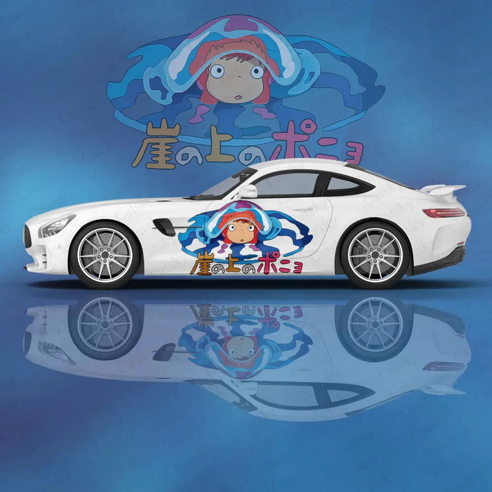 

Anime - Ponyo Cute Anime Girl Car Body Stickers Anime Itasha Vinyl Car Side Decal Sticker Car Sticker Automotive Decor Film