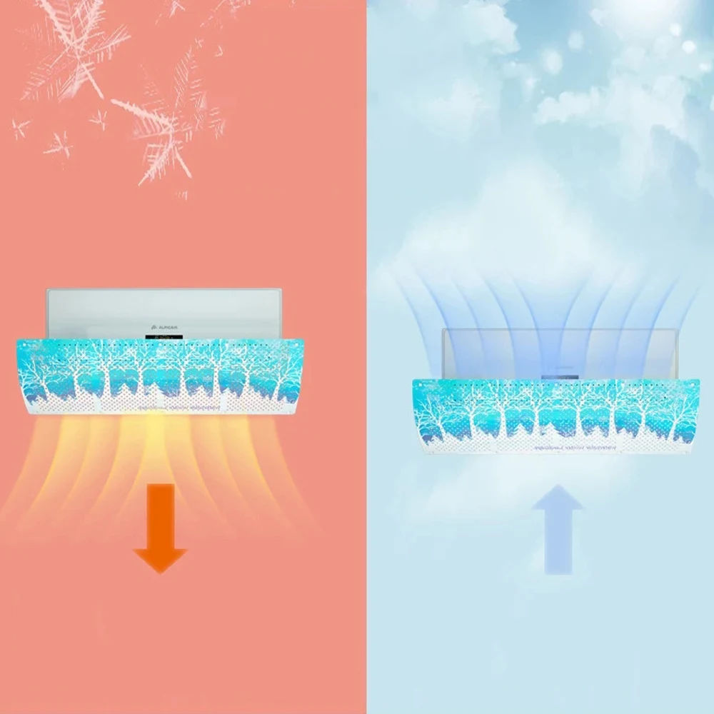 1 шт. ветровой отражатель для кондиционера 90 х27 см