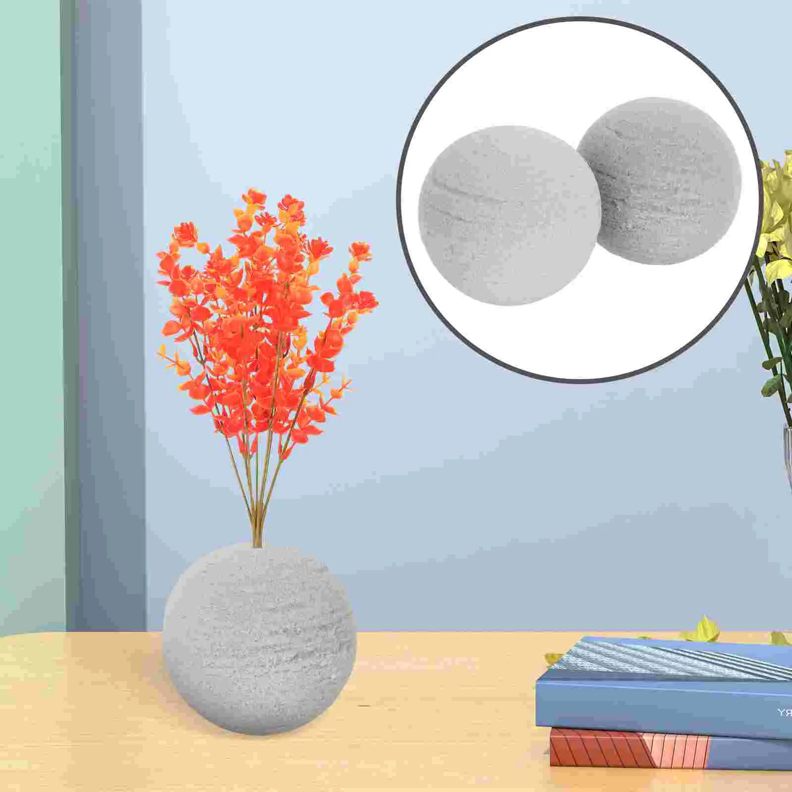 2 шт. цветочные грязевые пенопластовые кирпичи сферические шарики гортензия