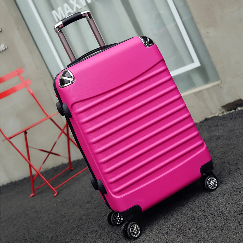 

Women Travel Bag Letrend Vintage Rolling Spinner Luggage Cabin Suitcases Wheel 24/26 inch Retro Trunk S14930-S14940 Morliron