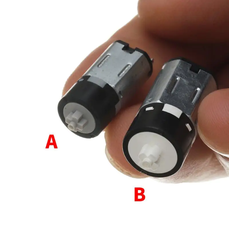 Фото 1 шт. DC 1.5V-3.7V 3V Низкоскоростной миниатюрный планетарный мотор-редуктор M10/N20 с большим крутящим моментом, бесшумный, пластиковый, с перекрестным валом №2