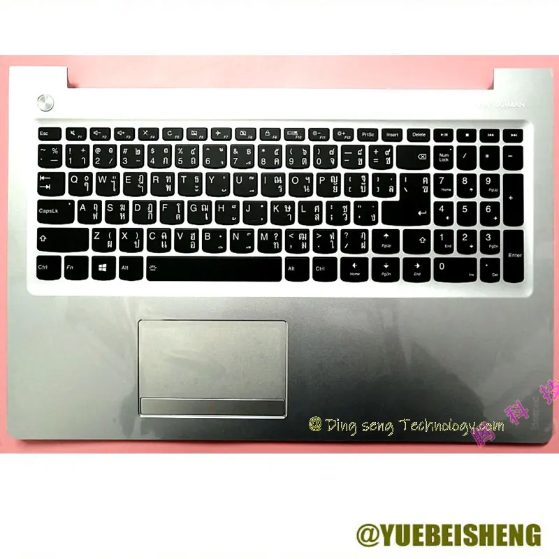 

YUEBEISHENG New/org For Lenovo ideapad 310-15 510-15 Palmrest Thai keyboard upper cover Touchpad assembly 5CB0M31255