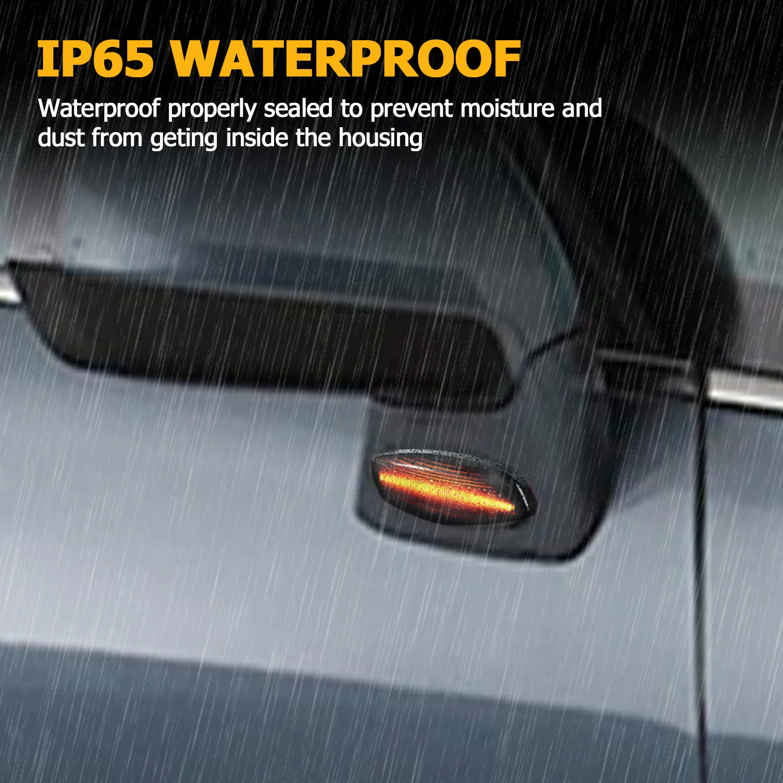 2X E9 IP65 для Peugeot 207 308 3008 5008 6325G5 6325G6 проточный динамический боковой габаритный