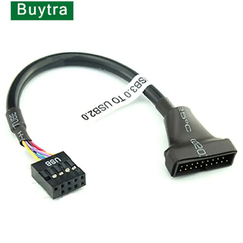 

1 шт., адаптер для материнской платы 19/20 Pin USB 3,0 на 9 Pin USB 2,0