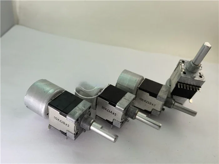 Двухмоторный потенциометр DELTA M1610G 20KAX2 10KBX2 100KBX2 ручка 25MMF-1