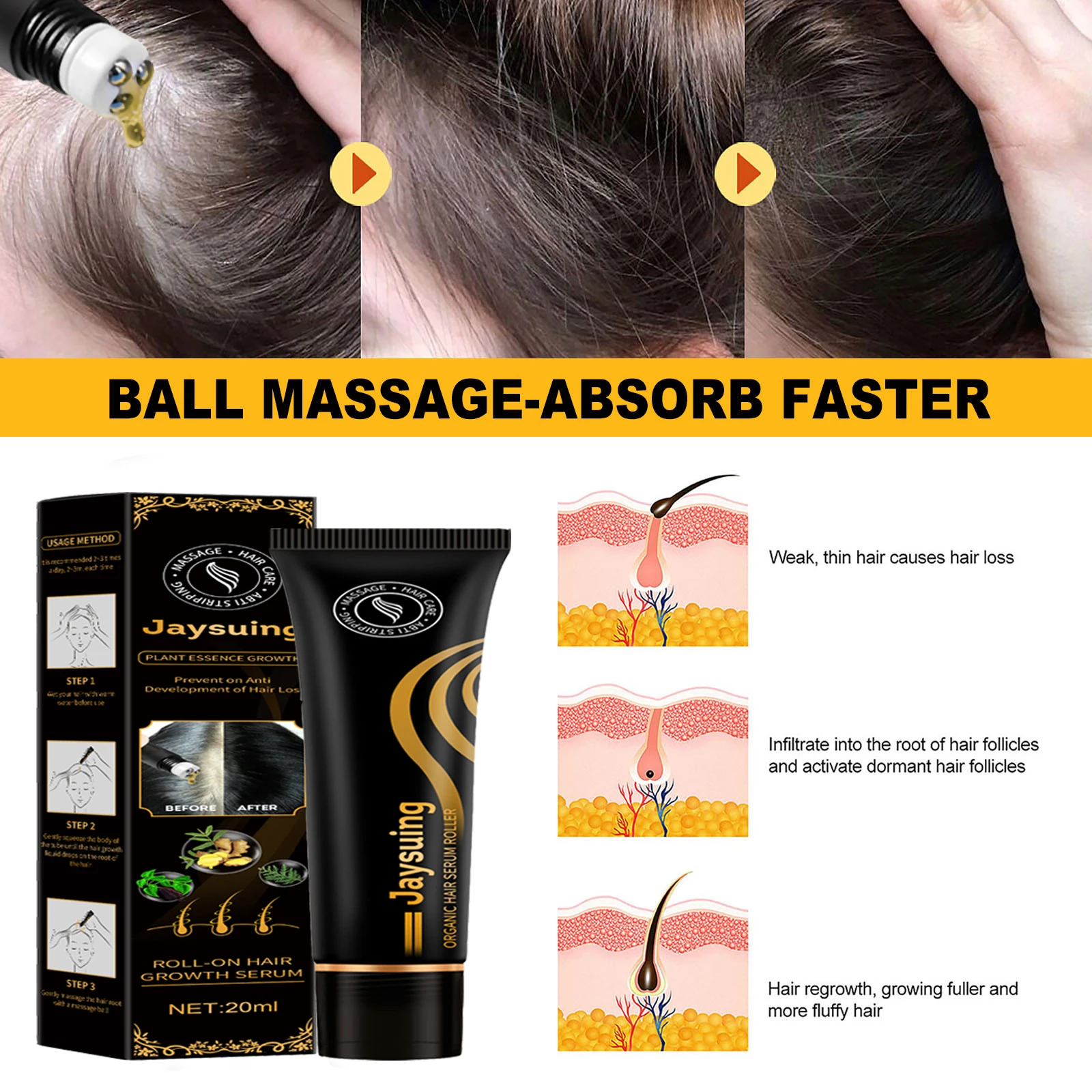 Уход За Волосами Эфирные масла для роста волос эссенция оригинальная Подлинная