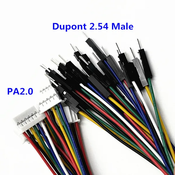 

LUOHONGDA PA2.0 to Dupont 2.54 кабели 5 шт.