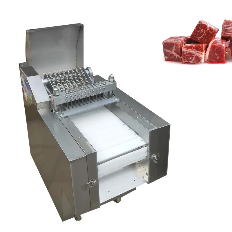 Автоматическая машина для резки мяса курицы и утки кастрюля рыбы гусиных ребер