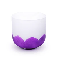 b note violet lotus 7 inch crown crystal chakra singing bowls quartzwith mallet and o ring included