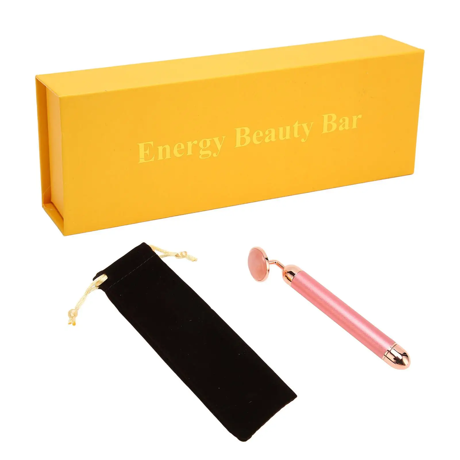 Электрический роликовый массажер для лица с нефритовым камнем-высокочастотная