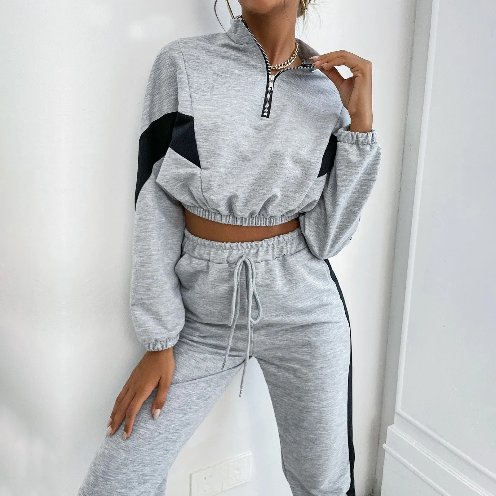 Новинка сезона осень/зима 2024 модные женские повседневные спортивные Леггинсы