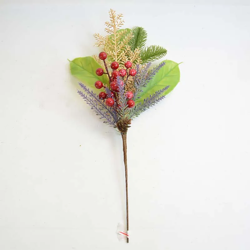 

4Pcs Factory Selling Christmas Bouquets Suitable For Party Decoration With Pine Nuts Artificial Pine Wood And Wall Decorations