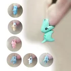 Симпатичные серьги в виде животных, серьги в виде динозавров, милые аксессуары, подвеска