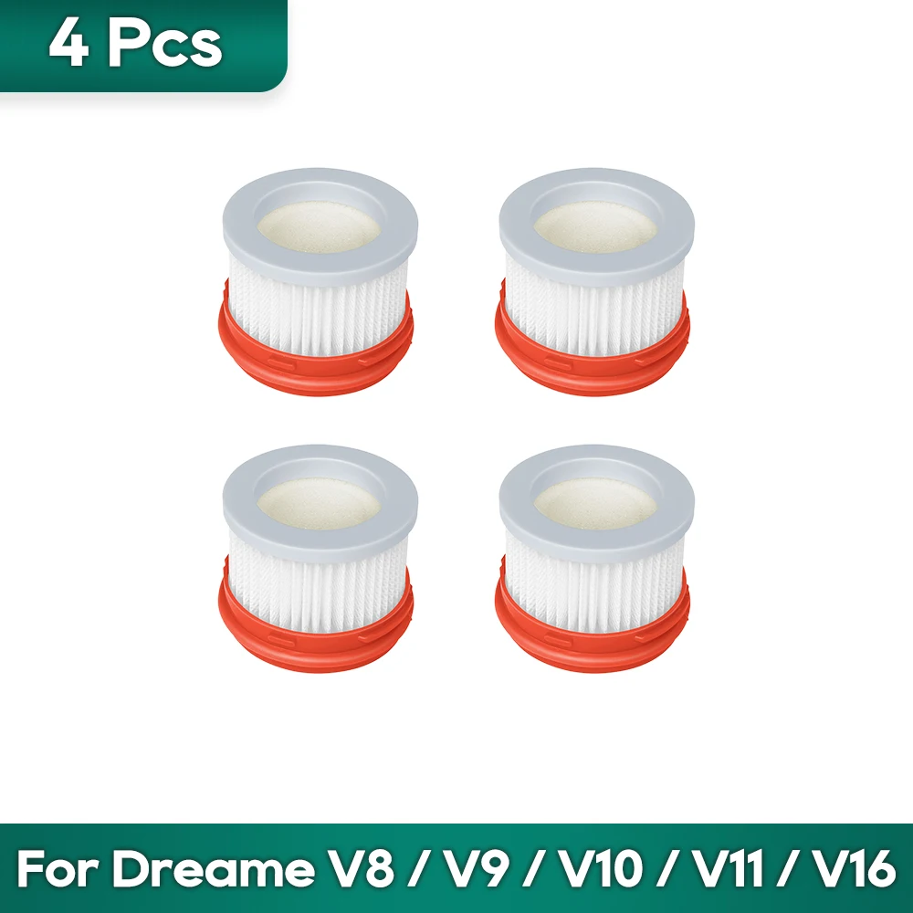 

Аксессуары для пылесосов Dreame V8-V16: мягкая щетка, ролик, фильтр HEPA
