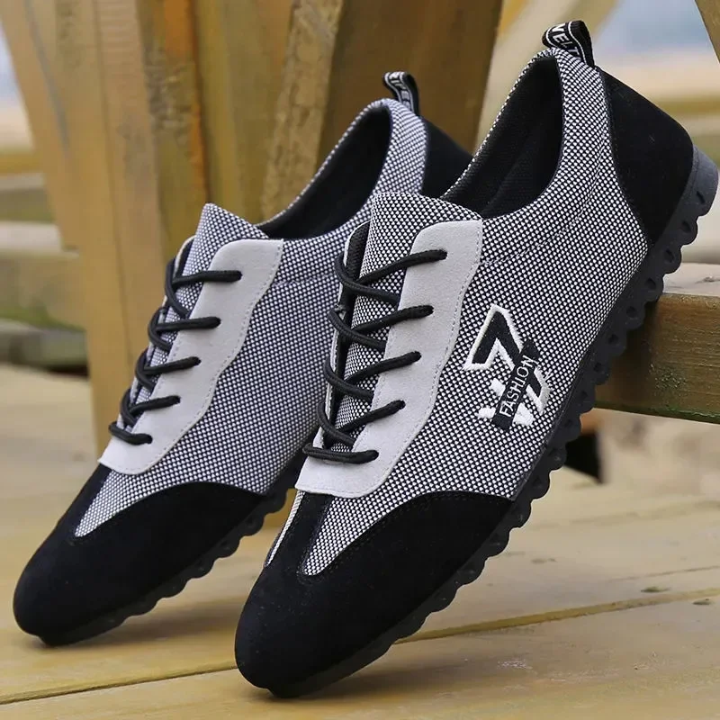 

Men Mesh Casual Shoes High Quality Adult Moccasins Men Male Footwear Driving Shoes Large Size Men Sneakers Zapatillas Hombre