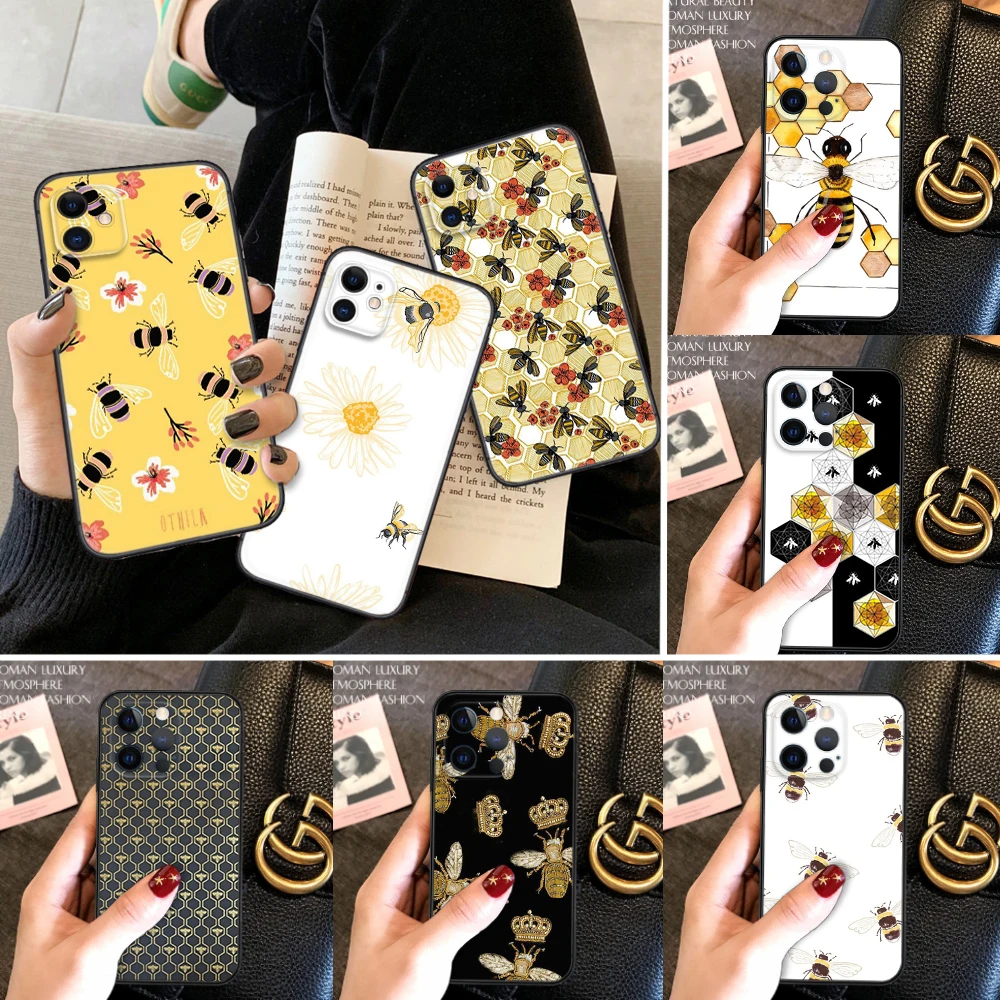 Мягкий чехол с изображением пчелы 10А для Redmi Note 11 11S 10 10T Pro Max 10S 9T 9 9S 8 8T 7 Xiaomi Mi 11I 12 12X