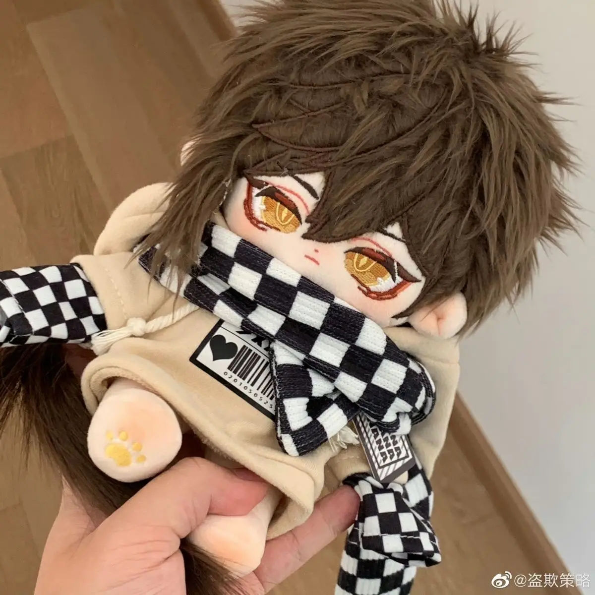 

20 см игра Аниме Genshin Impact Zhongli Косплей симпатичная мягкая плюшевая набивная Кукла наряд одежда игрушка плюшевый подарок