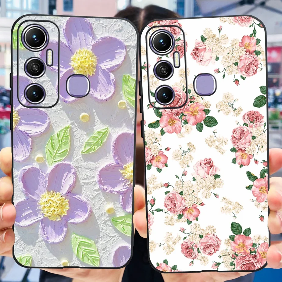 Для Infinix Hot 11 чехол X662 X662B X689F роскошный окрашенный прозрачный силиконовый телефон