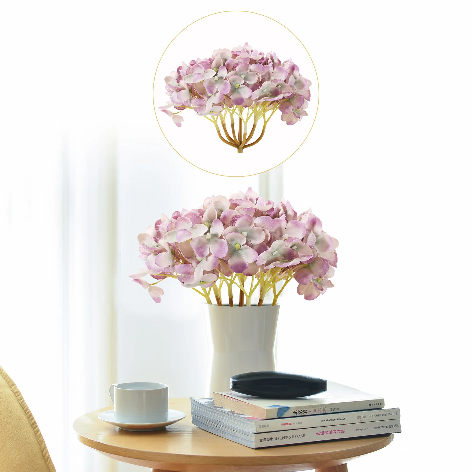 

Pink Silk Rose Artificial Flowers Peony Bridal Bouquet for Wedding Home DIY Decoration Cheap Fake Flowers Hydrangea Crafts