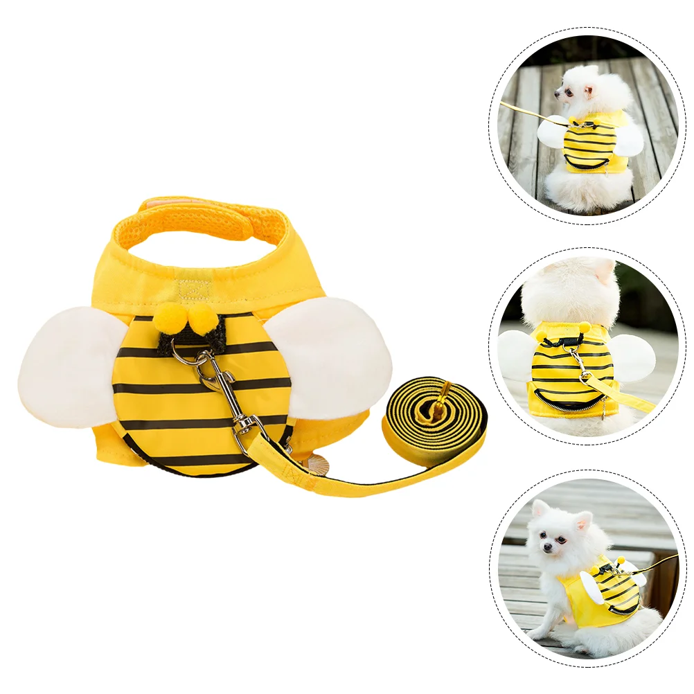 

1 Set Dog Harness and Leash Lovely Puppy Walking Supplies Dog Leash Pet Supplies Dog Harness Pet Walking Harness