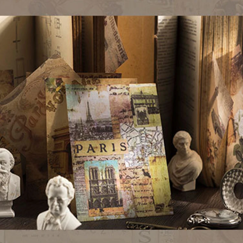 

20Sheets Per Pack Material Base Paper steam Era Handbook Scrapbooking sticker handbook Packing cute decoration 115*177MM