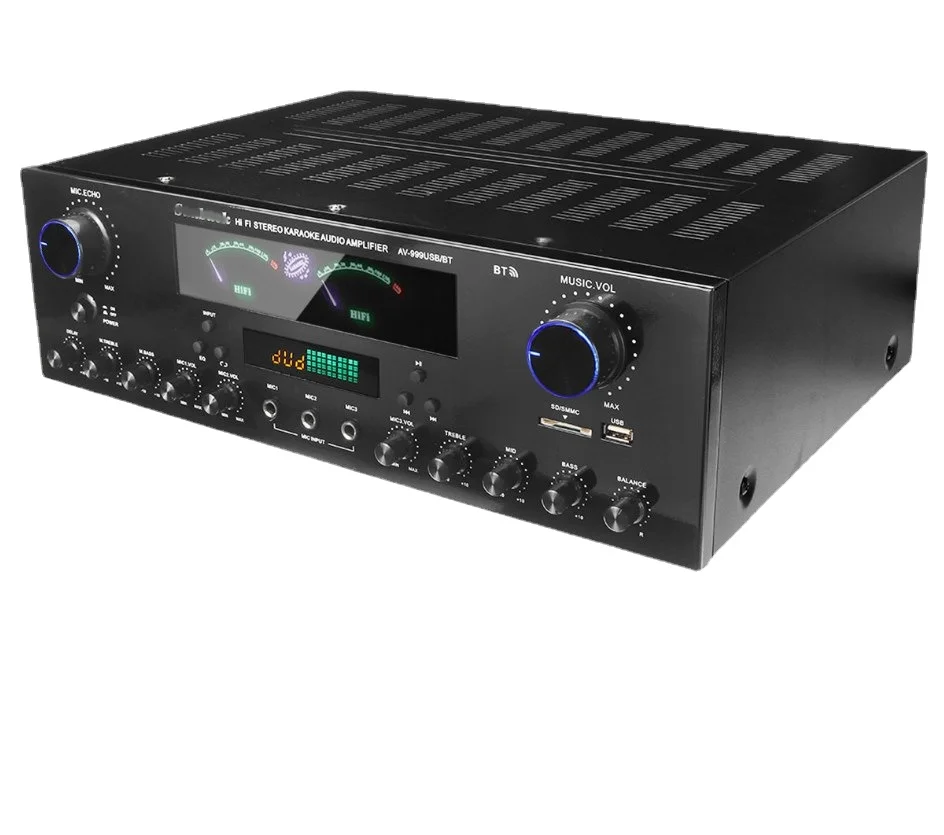 

New Design AV-999BT BT Amplifier 7-channel High-power Home Theater Amplifier Kara OKTV Amplifier
