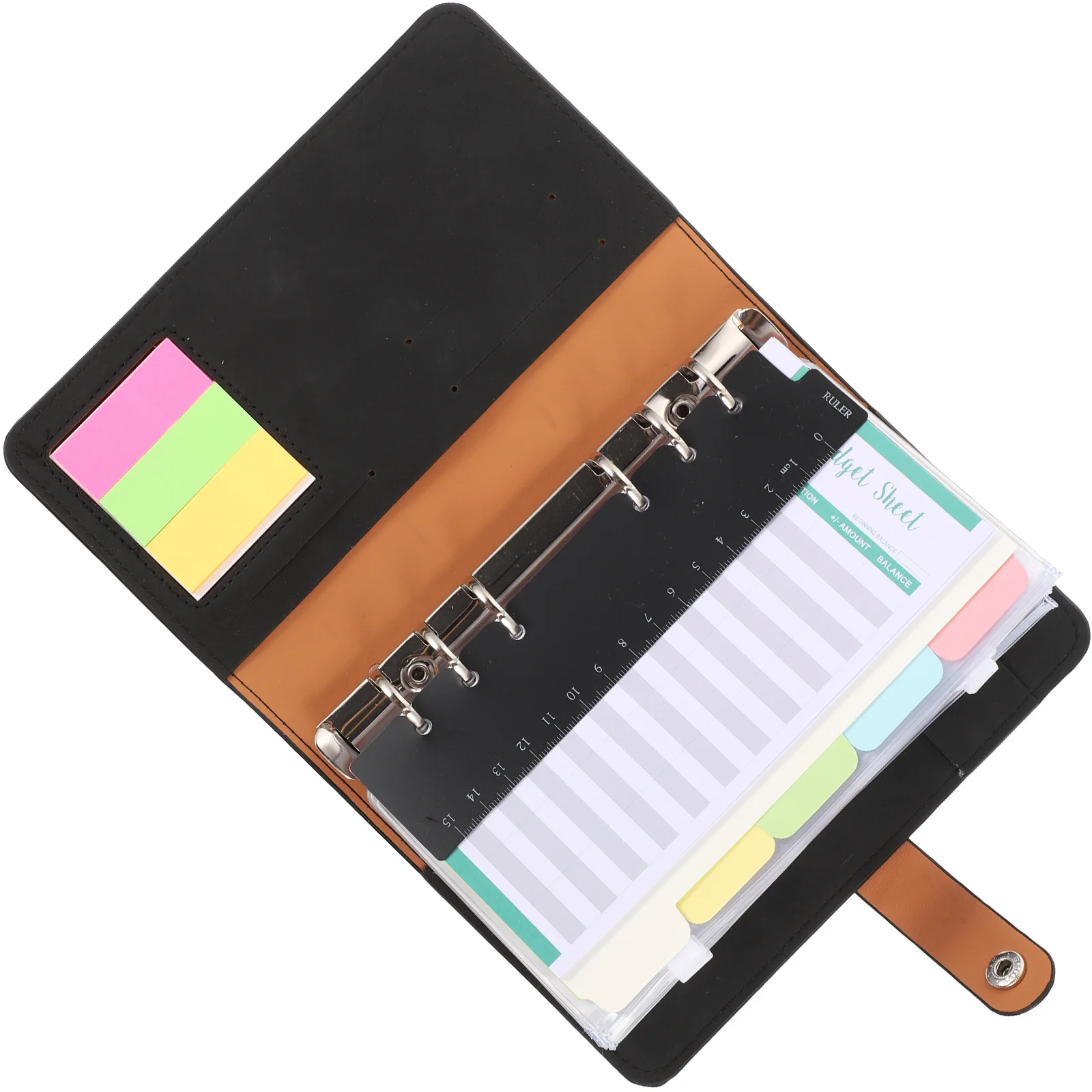 

Binder Budget Cash Notepad Envelopes Portable Money Bulk Expense Tracking Sheets Papers Notebook Finance Planner Folder