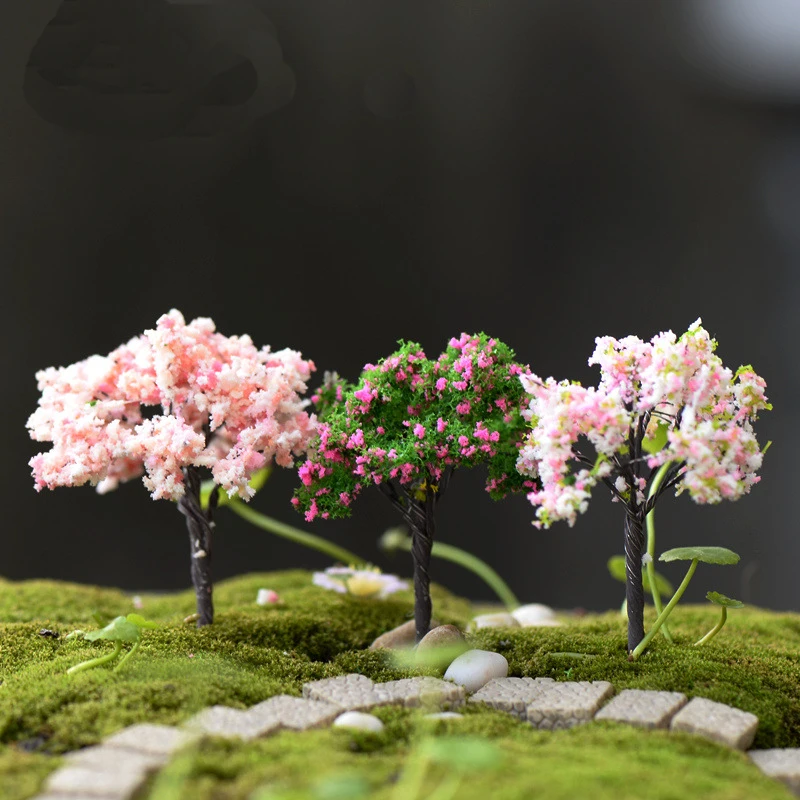 

Home Accessories Micro Landscape Ornament Simulation Christmas Tree Simulation Flower Cherry Blossom Succulent Artificial Plants