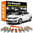 Автомобильные лампы MDNG Canbus, светодиодные лампы для освесветильник салона, карты, багажника, номерного знака, для Renault Megane I II III IV 1 2 3 4 CC