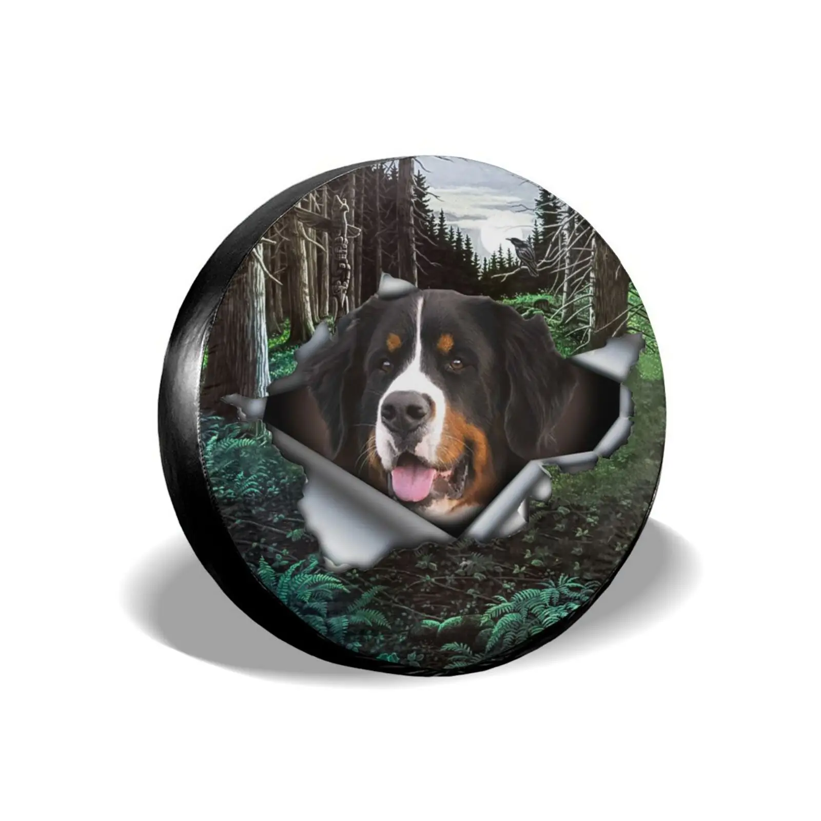 

Compass Tire Cover Universal Spare Wheel Tire Cover Wheel Covers for Trailer RV SUV Truck Camper Travel Trailer