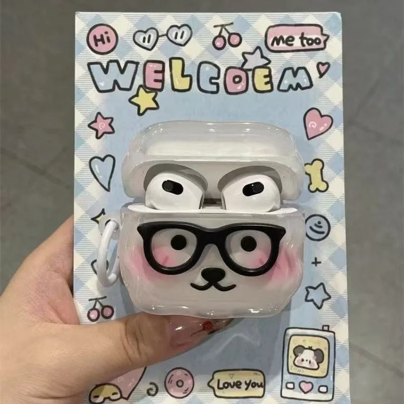 Фото Защитный чехол для наушников Anime Chiikawa Haniwa Bluetooth для AirPods Pro 2, AirPods 4, New 5, беспроводной, с защитой от потери, мягкий, милый, кавайный №4