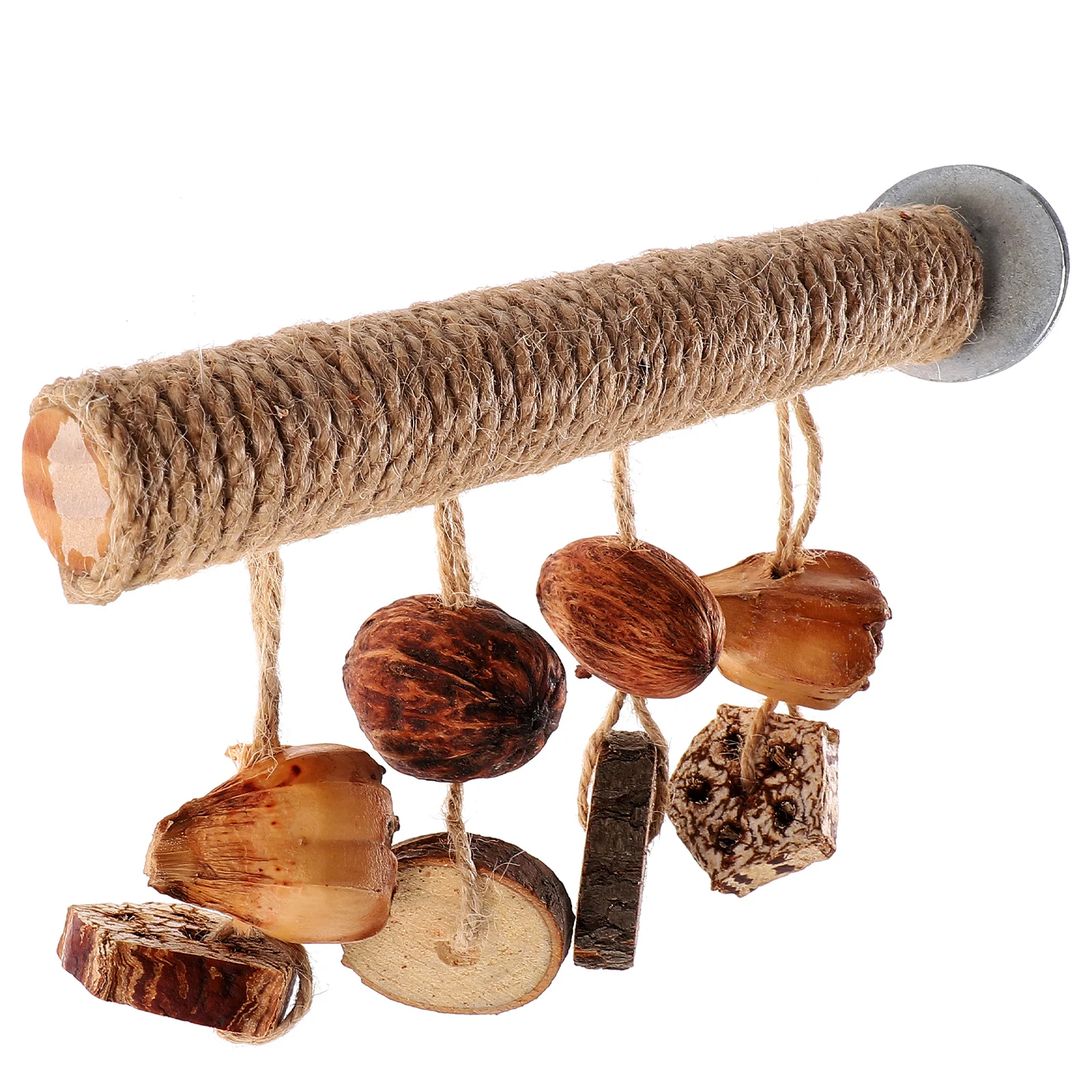 

Parrot Toy Bird Tree Bite Parakeet Cage Accessories Wooden Cockatiel Toys Stand