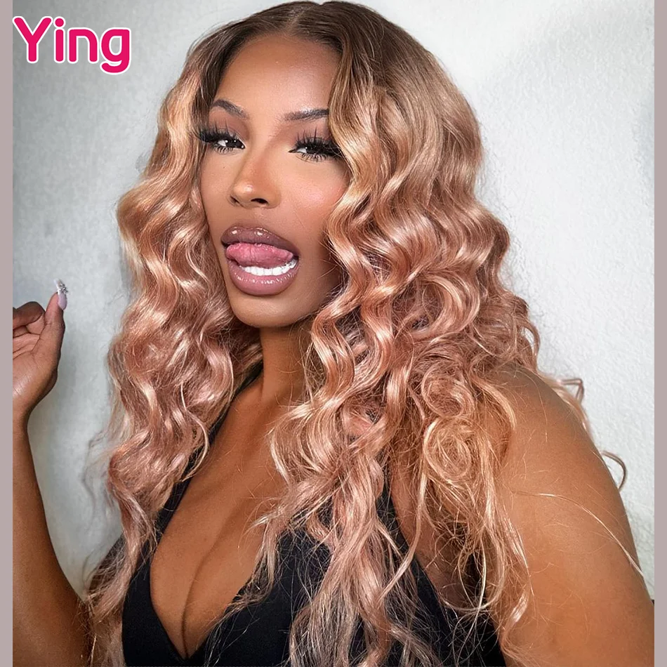 

Ying Hair Pink Brown Deep Curly 13x6 Lace Front Wigs Pre Plucked With Baby Hair 4x4 Brazilian 613 Blonde 5x5 Lace Frontal Wigs