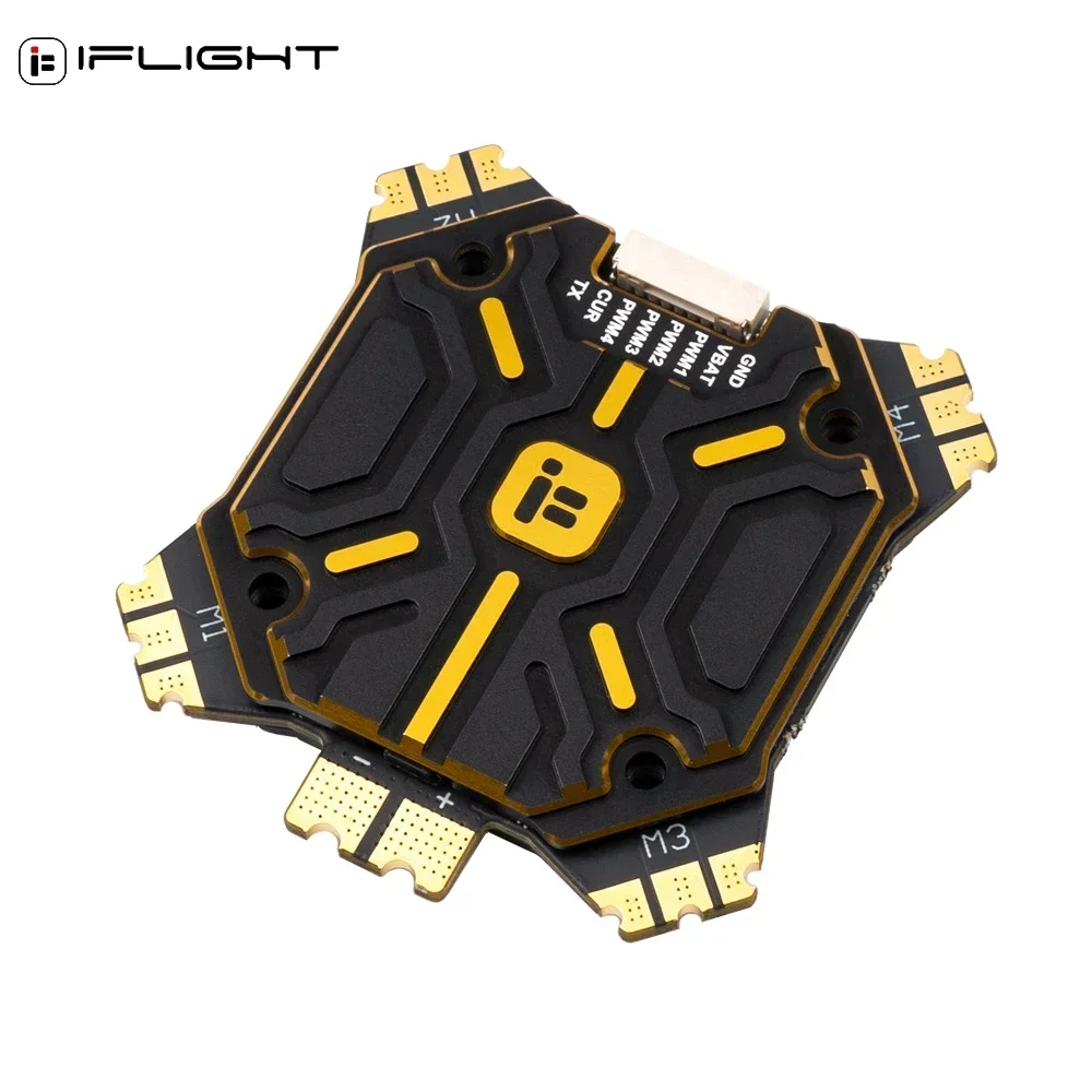 Контроллер полета IFLIGHT BLITZ F7 Pro 4-8S 512 МБ VTX/BLITZ E80 4-IN-1 G2 80A 2-8S DShot ESC для RC Racing Crossover Drone