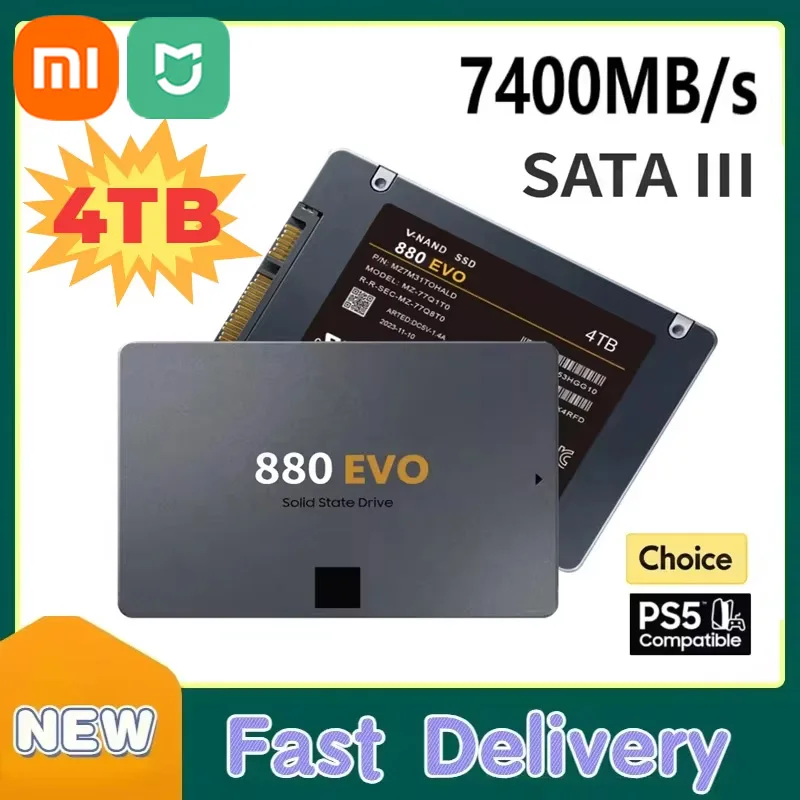 Твердотельный накопитель XIAOMI MIJIA SSD 880 EVO, внутренний жесткий ...