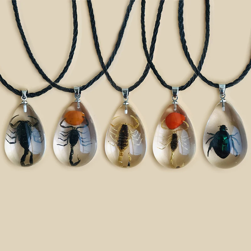 Готическое ожерелье с подвеской скорпиона HWetR