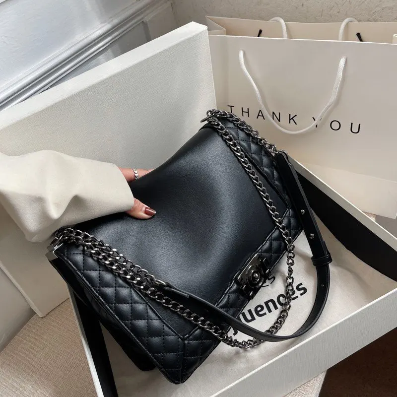 

2022 New Women Casual Chain Shoulder Messenger Bags Small Women Clutch Square Bag womens handbags and purses bags